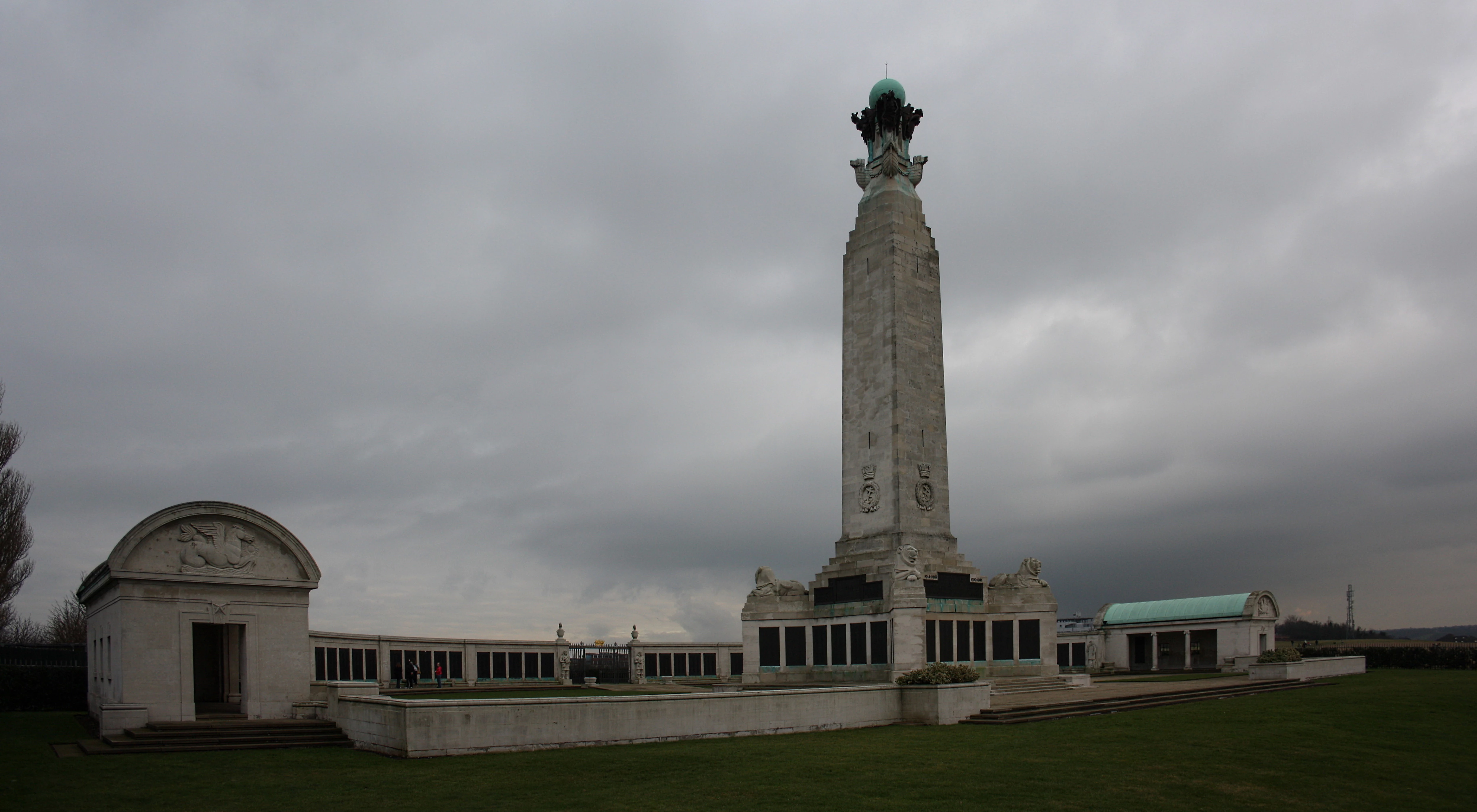 The Royal Naval War Memorial viewed from the seaward (Chatham) side